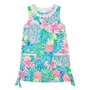 Lilly Pulitzer Floral Mini Dress Girls Size 7